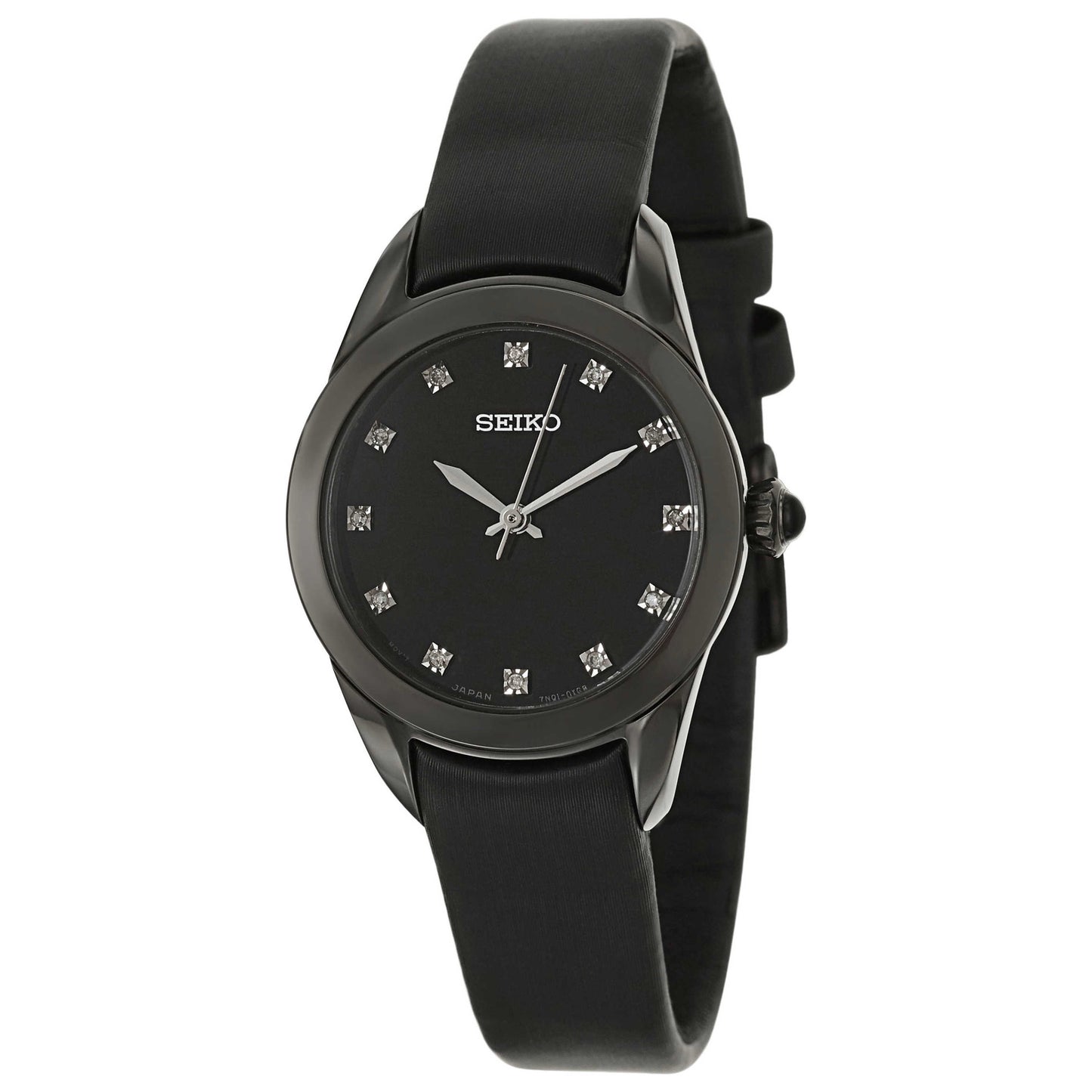 Front view of Seiko Strap Women's Japanese Quartz (Battery-Powered) Watch SRZ389P1