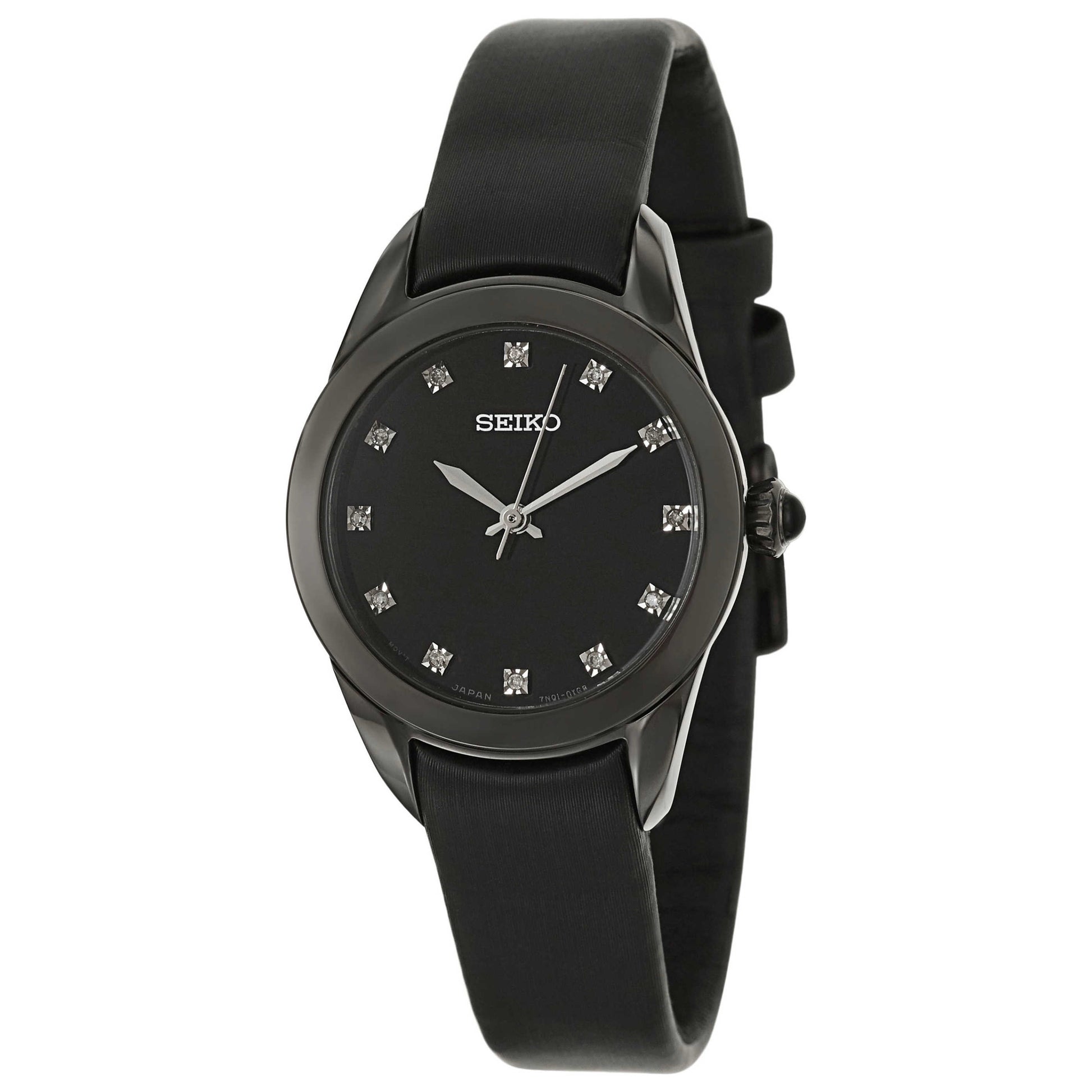 Front view of Seiko Strap Women's Japanese Quartz (Battery-Powered) Watch SRZ389P1