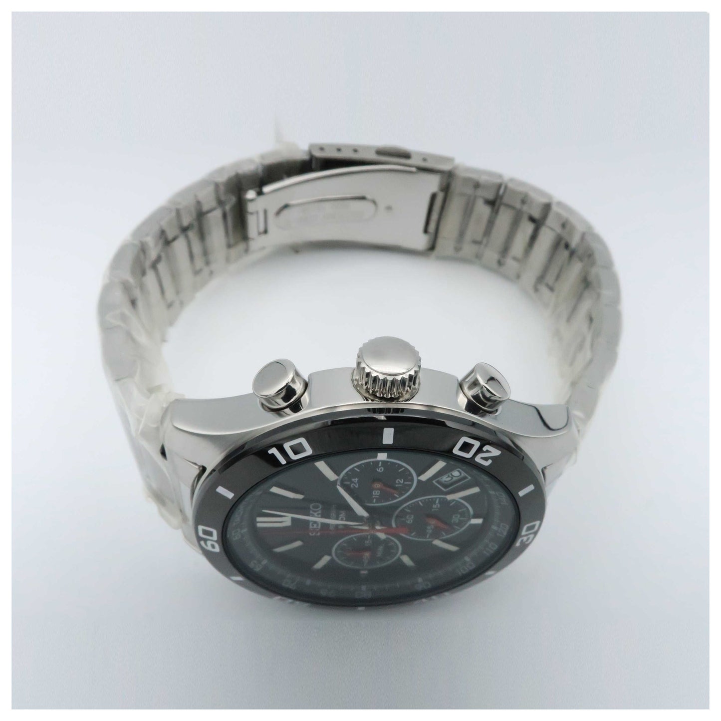 Seiko Chronograph Men's Japanese Quartz (Battery-Powered) Watch SSB077-SD - Image #8
