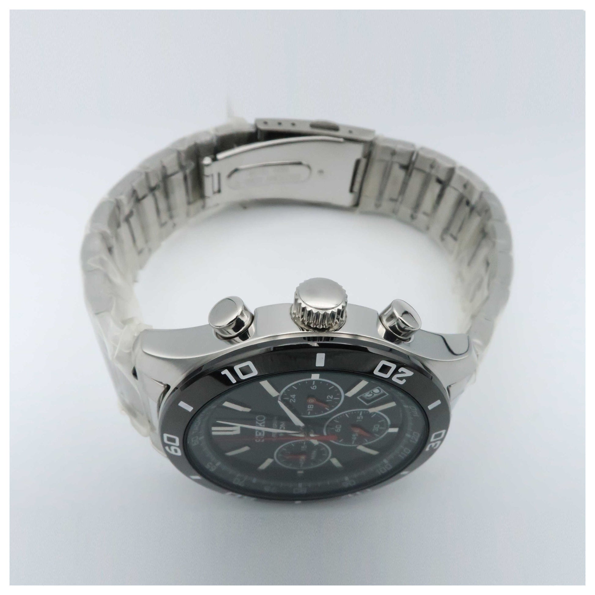 Seiko Chronograph Men's Japanese Quartz (Battery-Powered) Watch SSB077-SD - Image #8