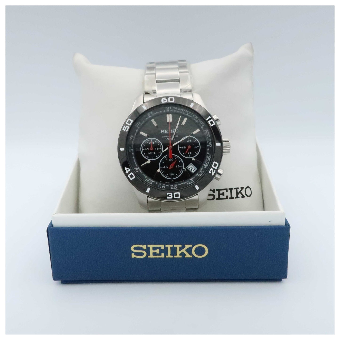 Seiko Chronograph Men's Japanese Quartz (Battery-Powered) Watch SSB077-SD - Image #6
