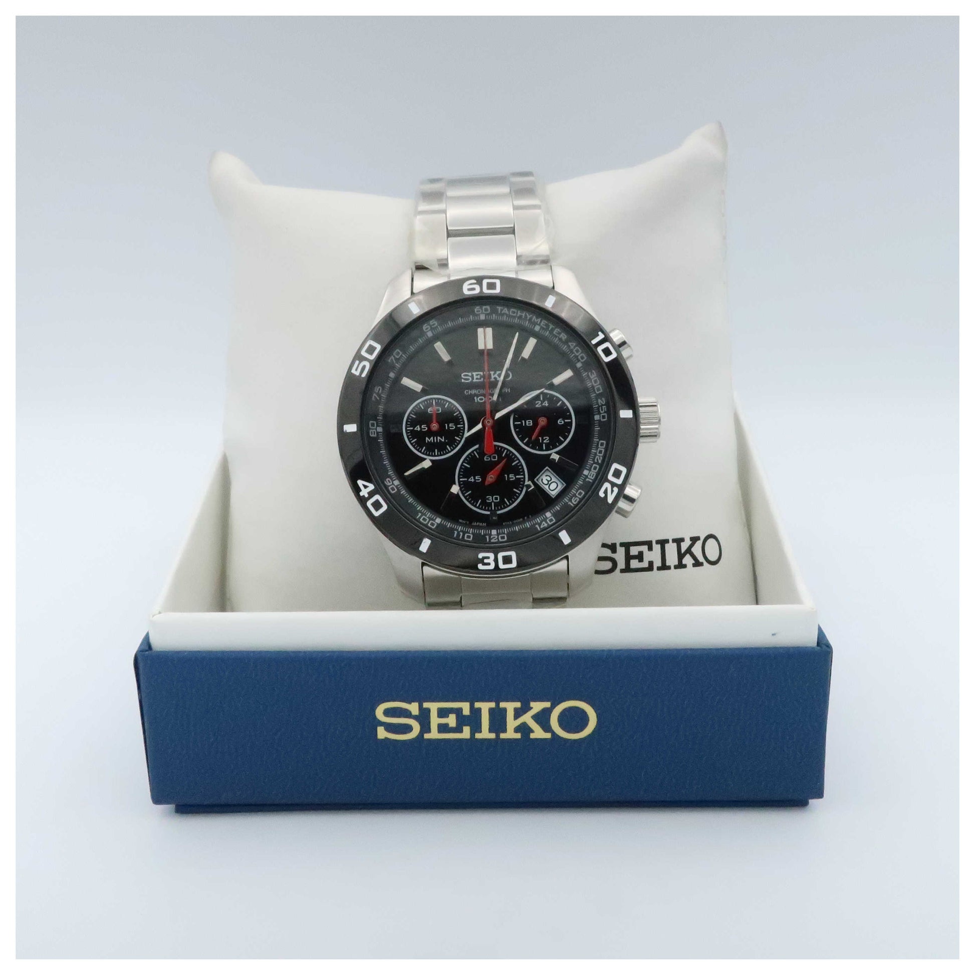 Seiko Chronograph Men's Japanese Quartz (Battery-Powered) Watch SSB077-SD - Image #6