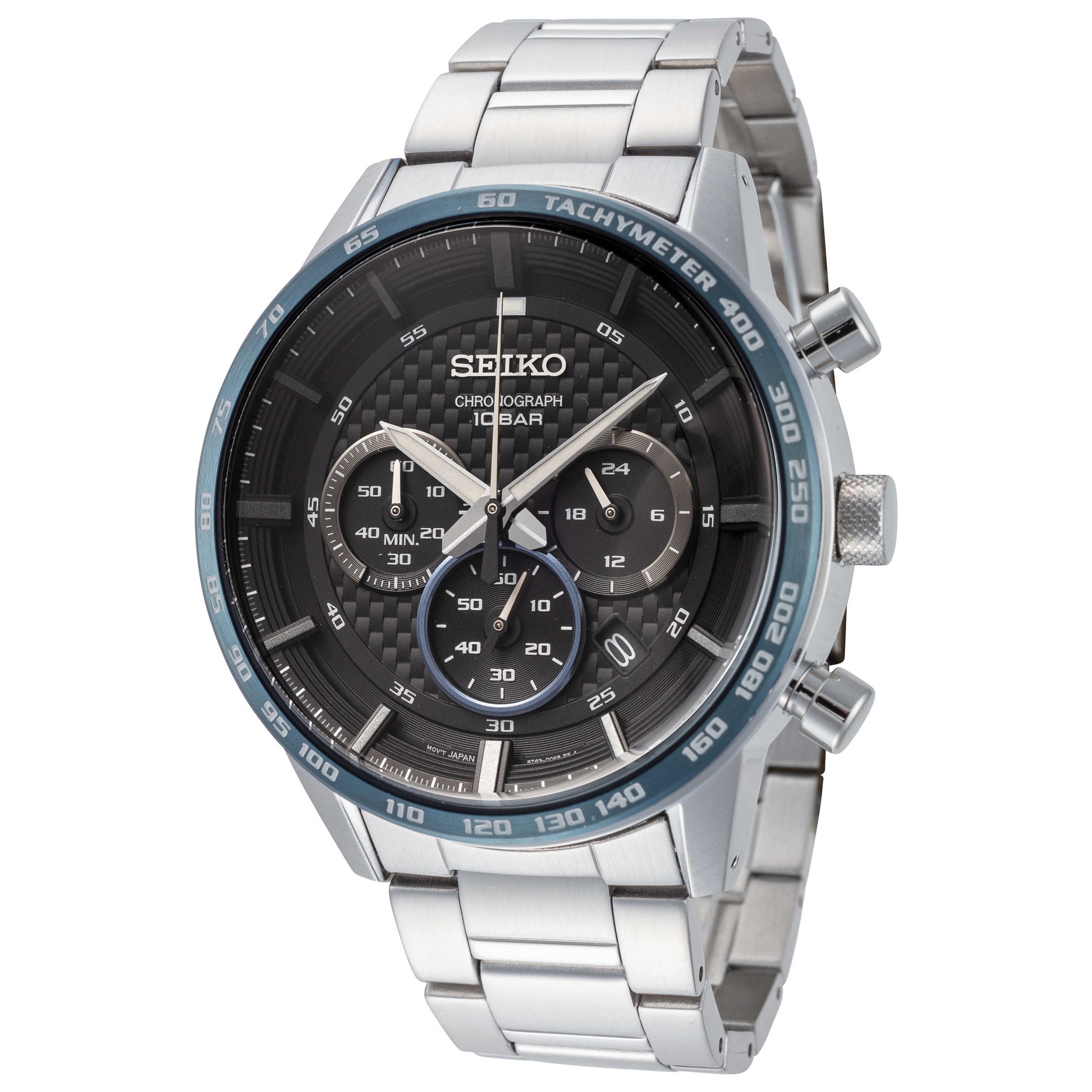Front view of Seiko Neo Sports Men's Quartz Watch SSB357P1