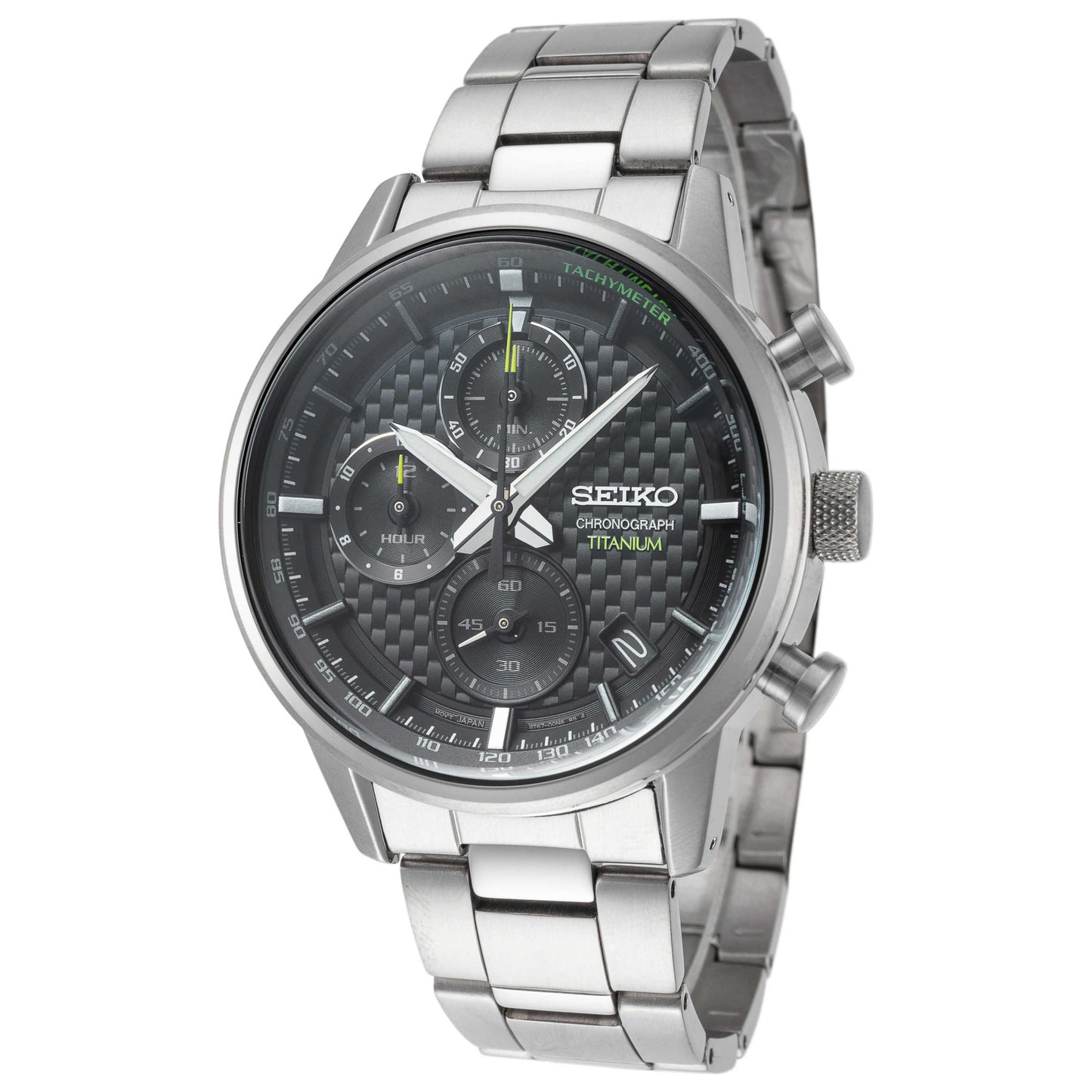 Front view of Seiko Classic Men's Quartz Watch SSB389P1