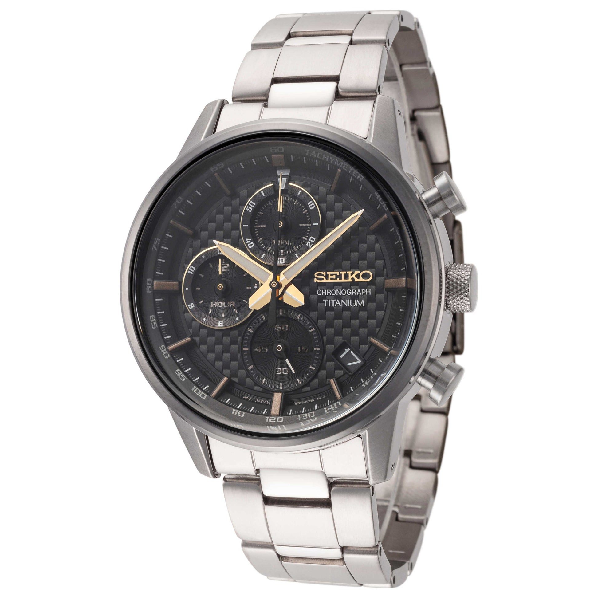 Front view of Seiko Essentials Men's Quartz Watch SSB391