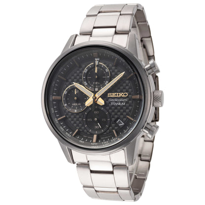 Front view of Seiko Essentials Men's Quartz Watch SSB391