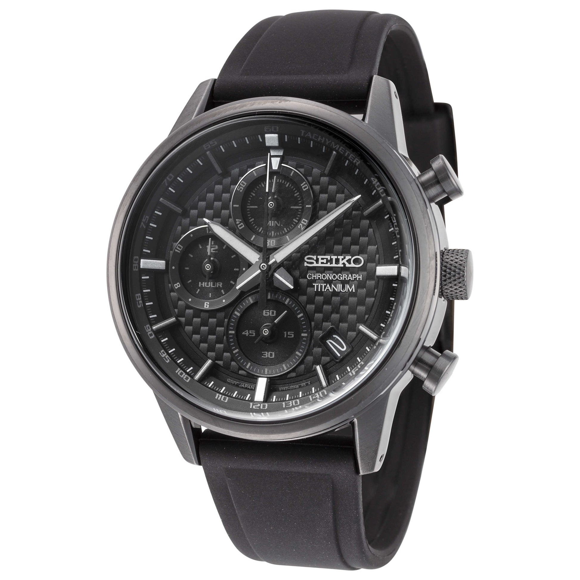 Front view of Seiko Essentials Men's Quartz Watch SSB393