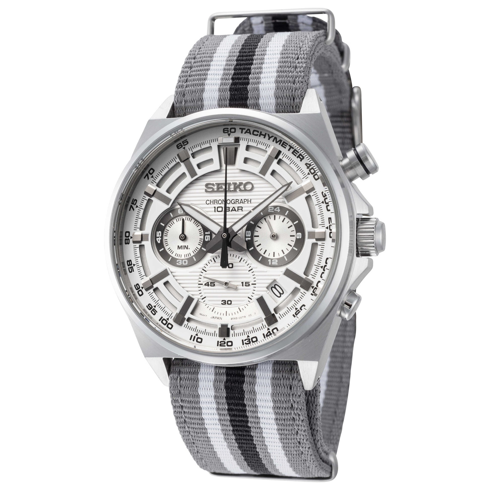 Front view of Seiko Core Men's Quartz Watch SSB401P1