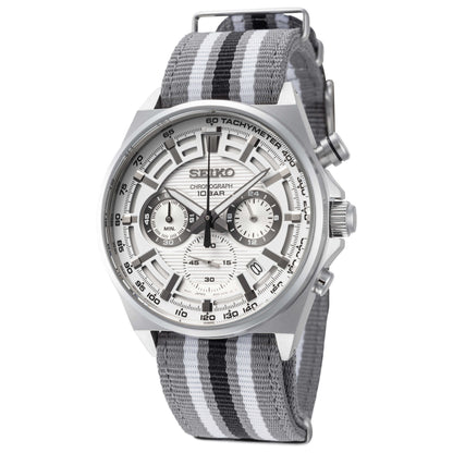 Front view of Seiko Core Men's Quartz Watch SSB401P1