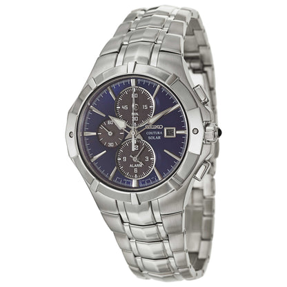 Front view of Seiko Coutura Men's Solar Powered Quartz Watch SSC197