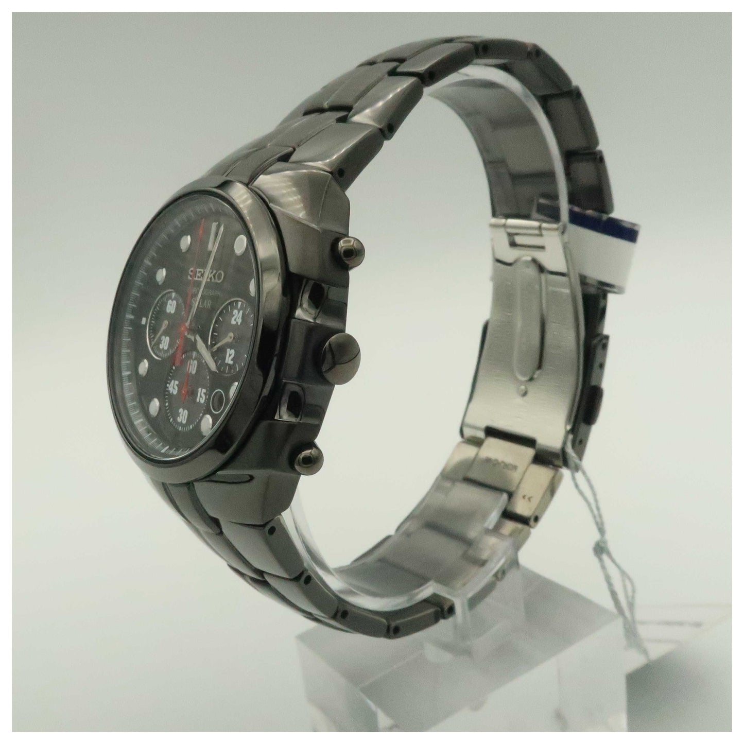 Seiko Core Men's Solar Powered Quartz Watch SSC201-SD - Image #4