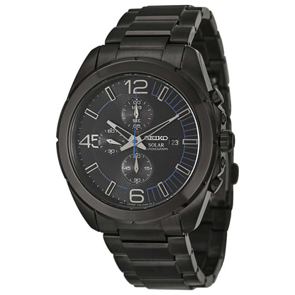Front view of Seiko Core Men's Solar Powered Quartz Watch SSC203