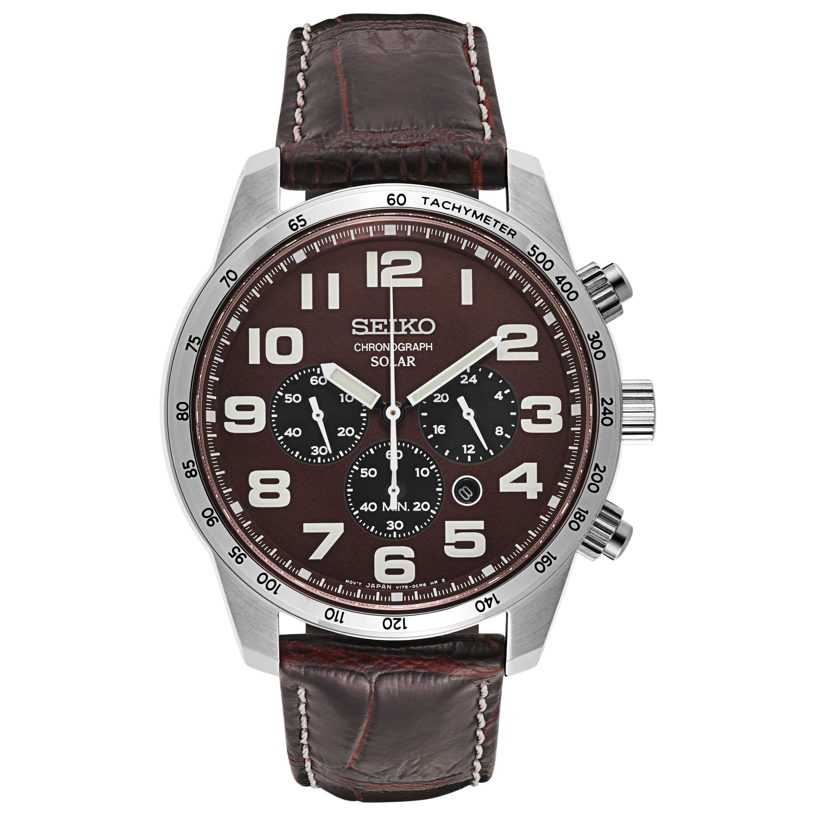 Seiko Men's Quartz Solar Watch SSC227 – Ashford.com