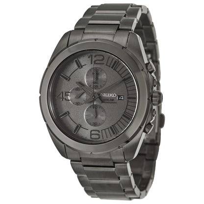 Front view of Seiko Core Men's Solar Powered Quartz Watch SSC235