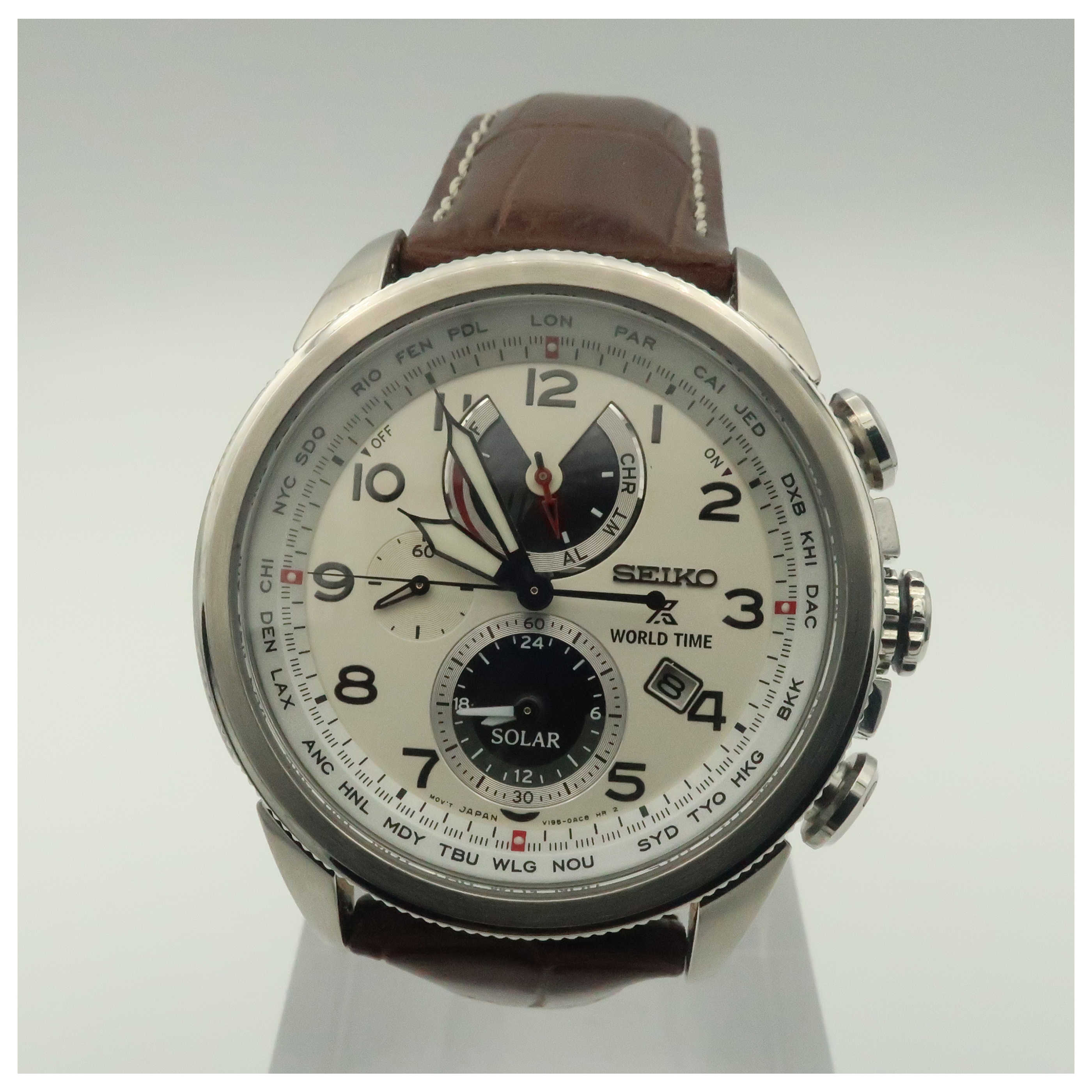 Seiko Men's Quartz Solar Watch SSC509-PO – Ashford.com