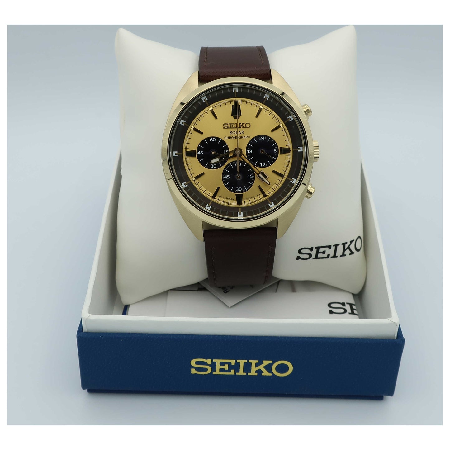 Seiko Recraft Series Men's Solar Powered Quartz Watch SSC570-SD - Image #6