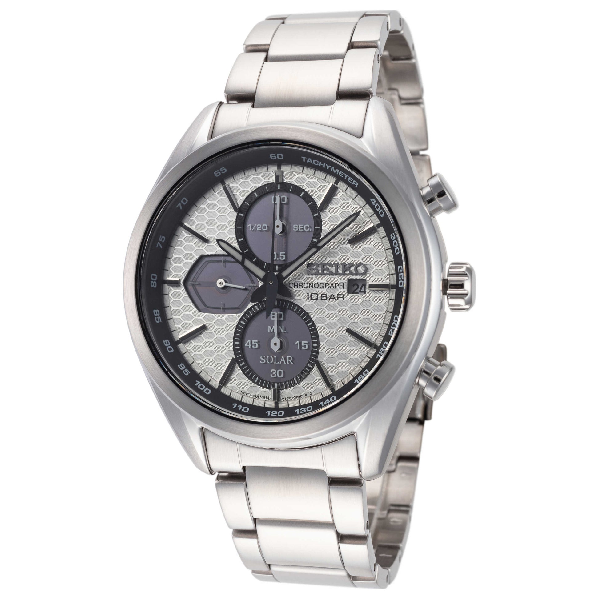 Front view of Seiko Classic Men's Solar Watch SSC769P1