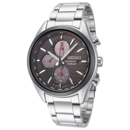 Front view of Seiko Classic Men's Solar Watch SSC803P1