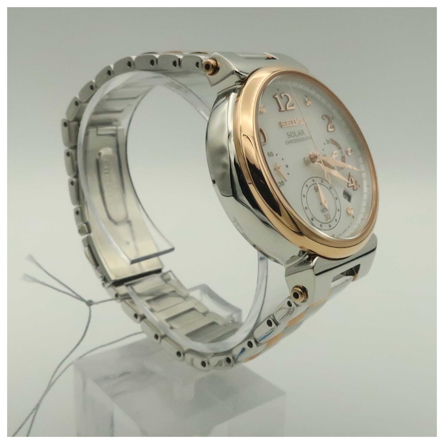 Seiko Core Women's Solar Powered Quartz Watch SSC862-PO - Image #3