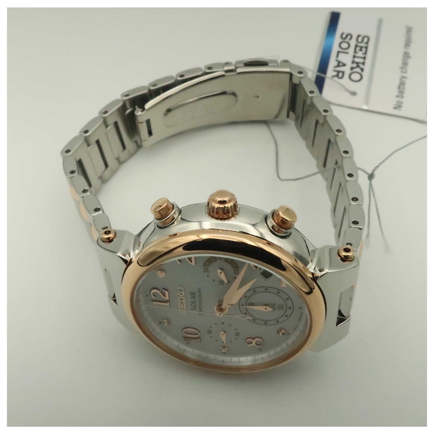 Seiko Core Women's Solar Powered Quartz Watch SSC862-PO - Image #8