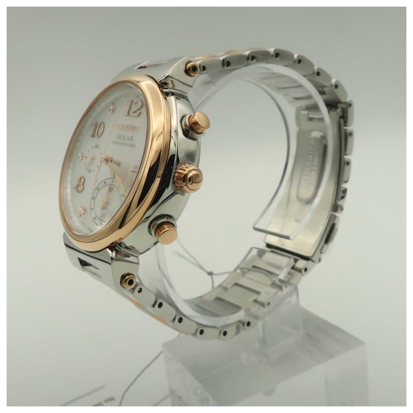 Seiko Core Women's Solar Powered Quartz Watch SSC862-PO - Image #4