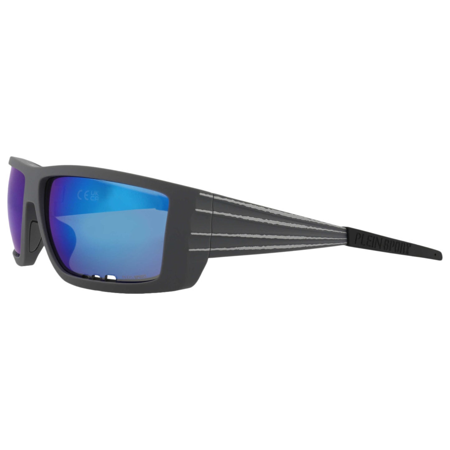 Front view of Philipp Plein Sport Men's Sunglasses SSP003-64-R43B