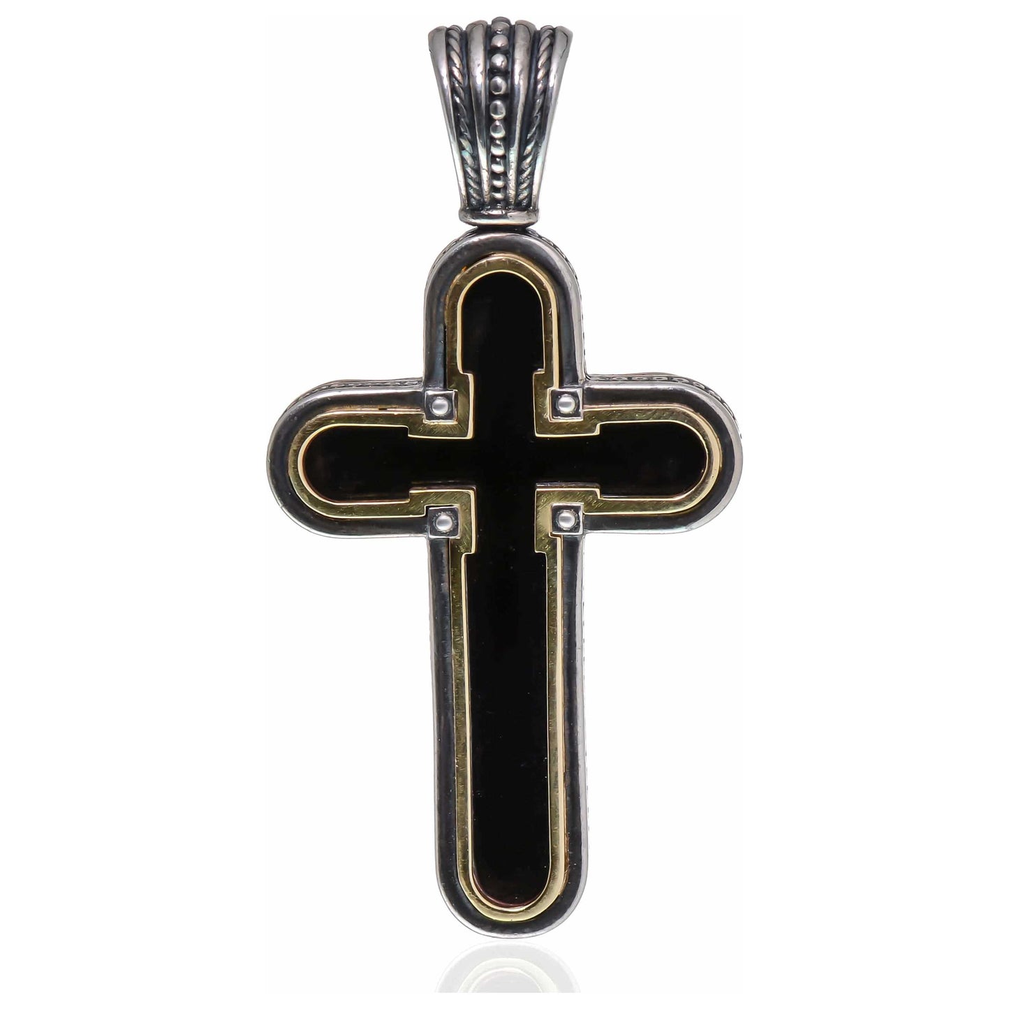 Front view of Konstantino Stavros Unisex Pendant STKJ391-130-120