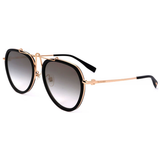 Front view of Trussardi Women's Sunglasses STR3003-A01-58