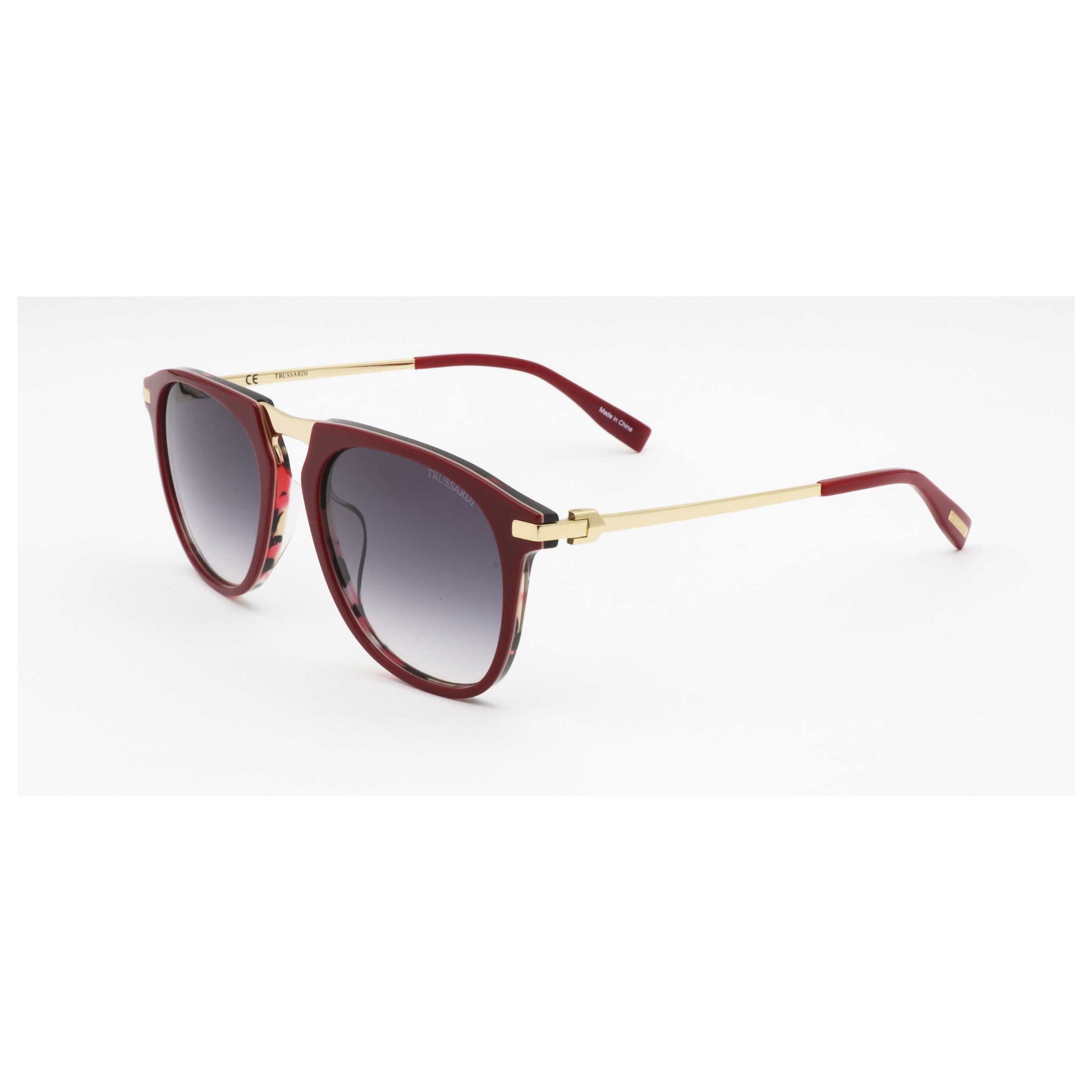Front view of Trussardi Women's Sunglasses STR330F-0AQ8B-55