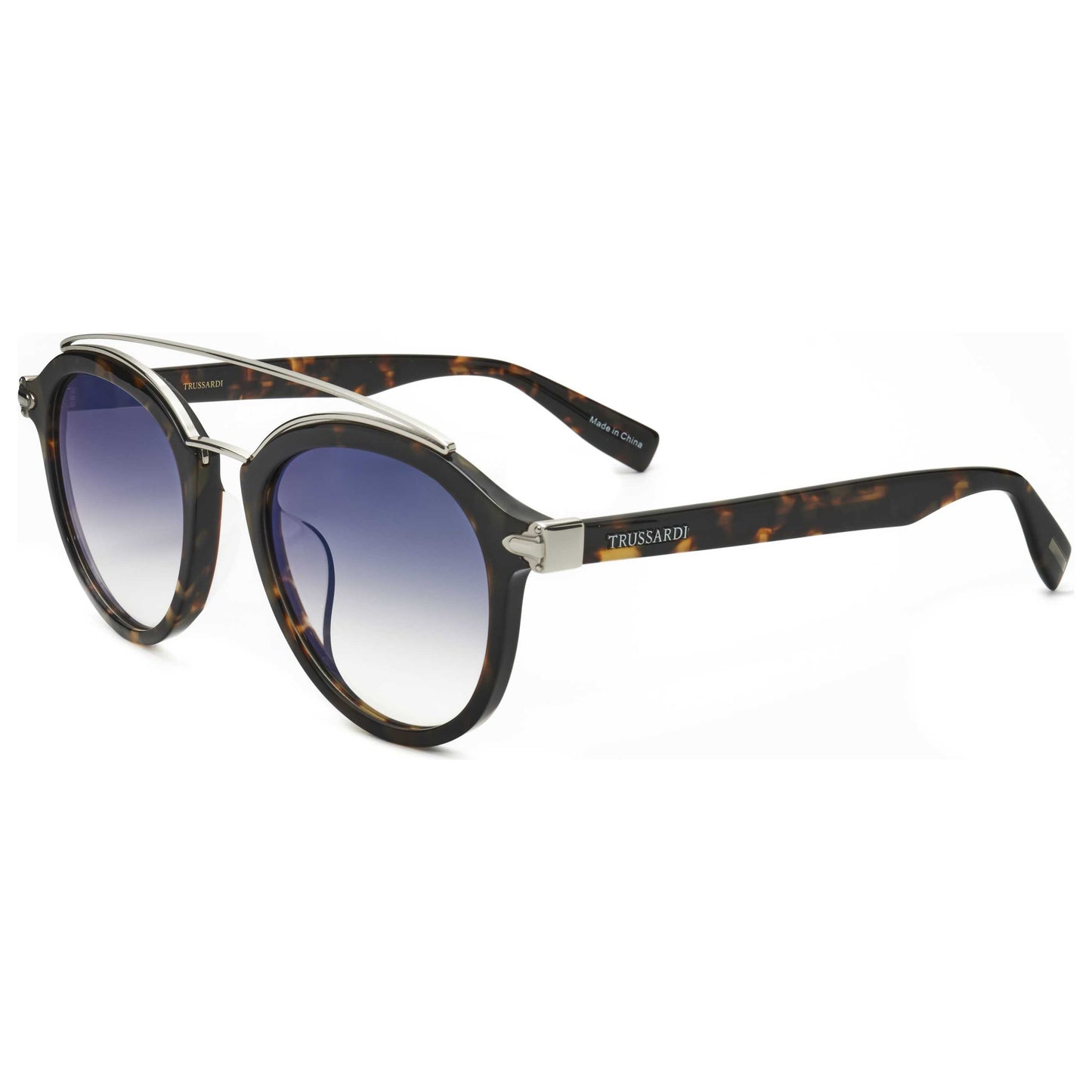 Front view of Trussardi Women's Sunglasses STR339F-722B-52