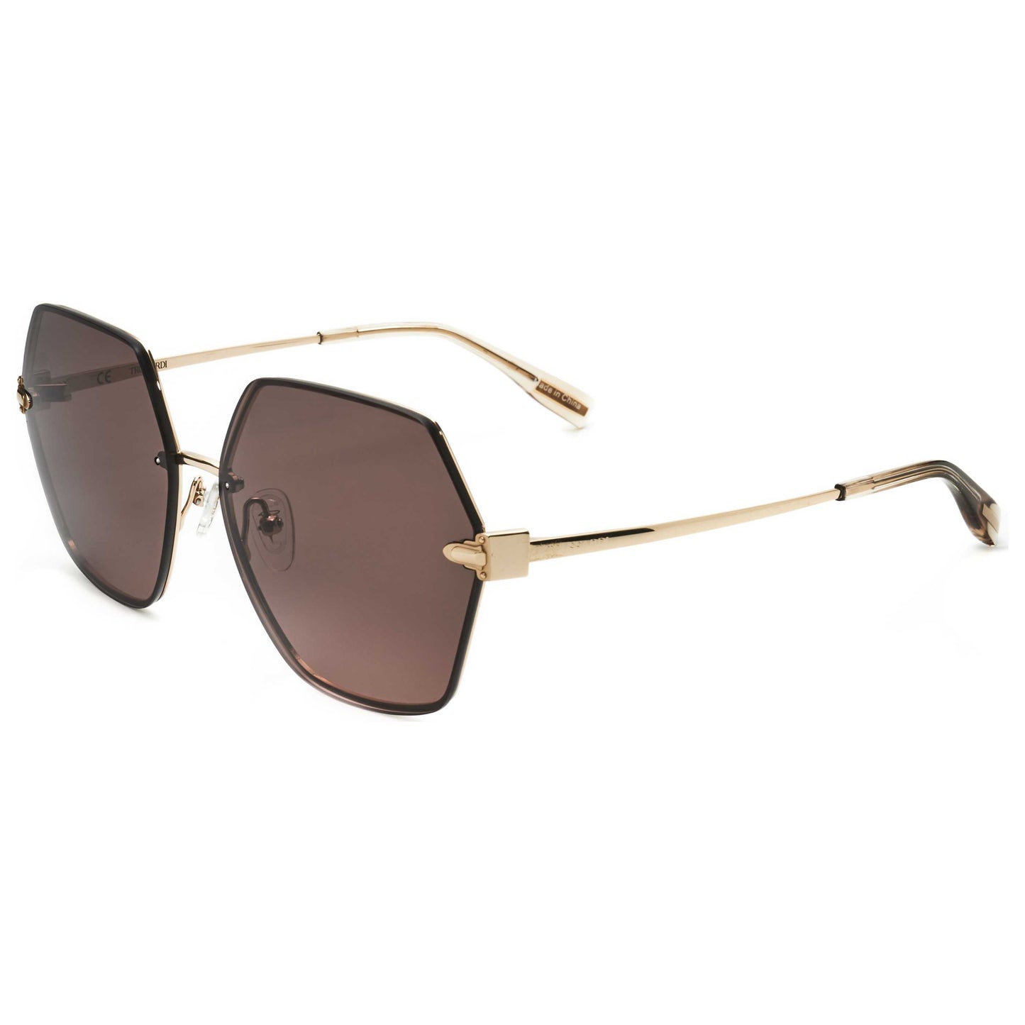 Front view of Trussardi Women's Sunglasses STR452F-300-60