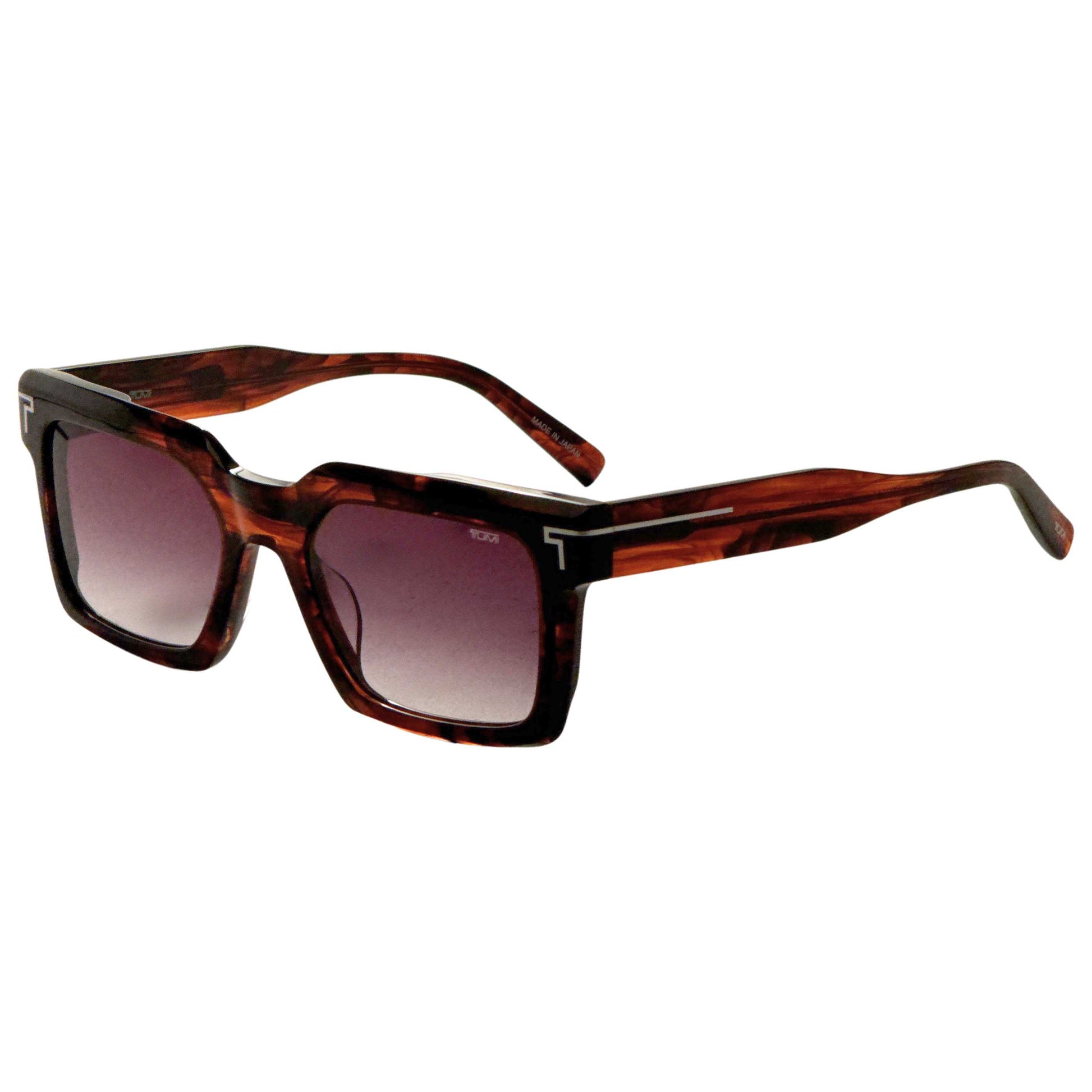 Front view of Tumi Men's Sunglasses STU511550BRO