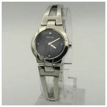 Front view of Seiko Bangle Women's Quartz Watch SUJ703-PO