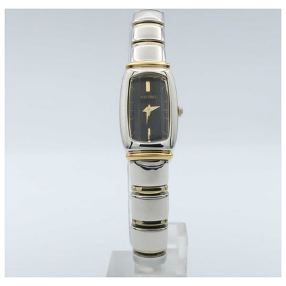 Front view of Seiko Baguette Women's Watch SUJE22-PO