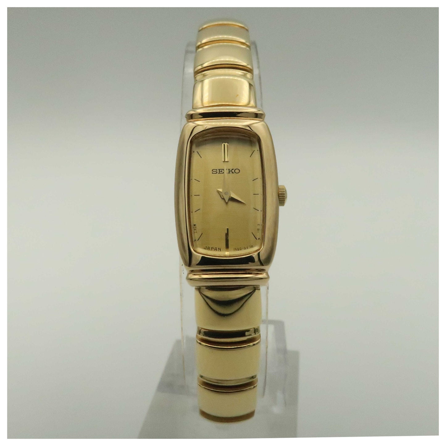 Front view of Seiko Baguette Women's Watch SUJE24-PO2