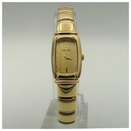 Front view of Seiko Baguette Women's Watch SUJE24-PO2