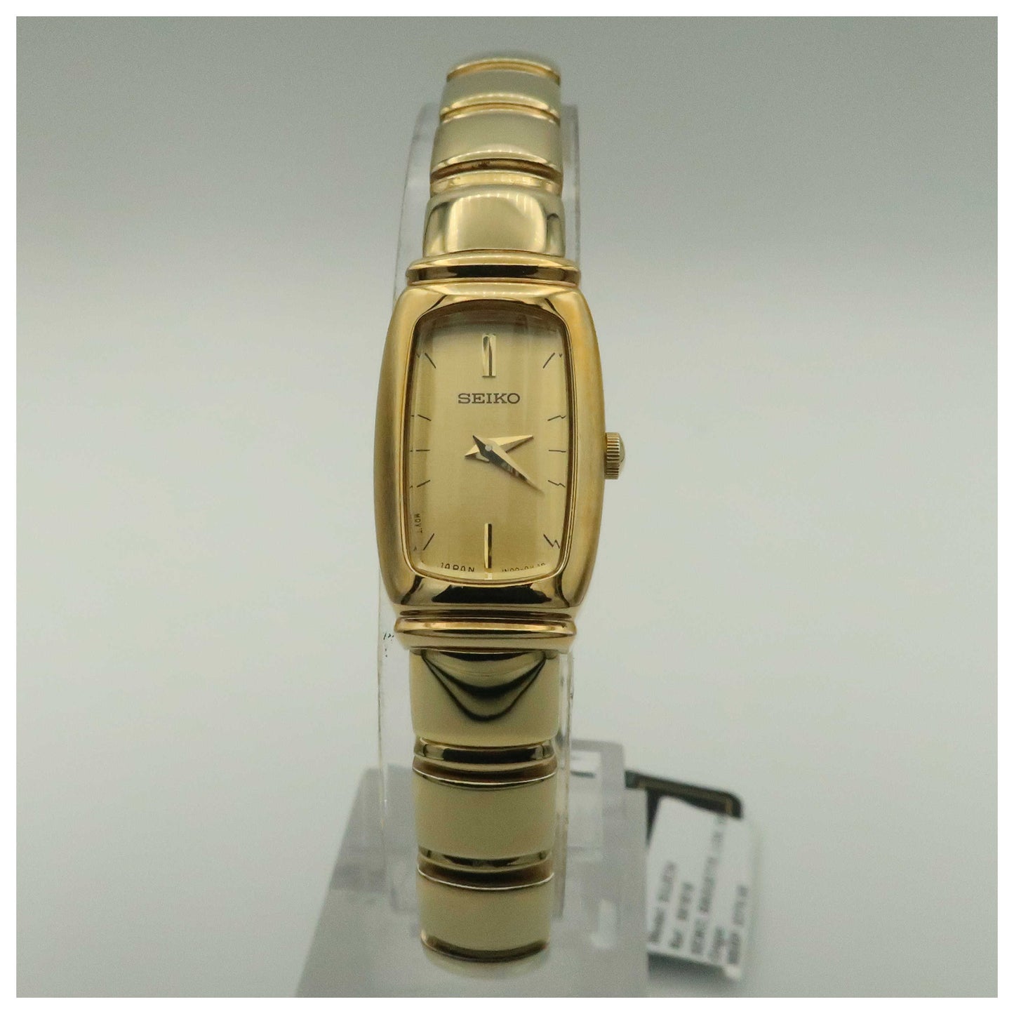Front view of Seiko Baguette Women's Watch SUJE24-PO