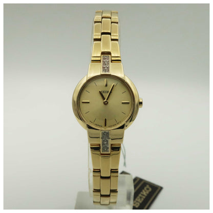 Front view of Seiko Dress Women's Japanese Quartz (Battery-Powered) Watch SUJG40-SDV