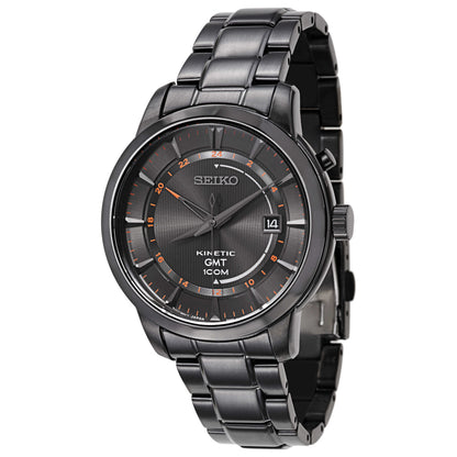 Front view of Seiko Core Men's Kinetic Powered/Autoquartz Watch SUN039
