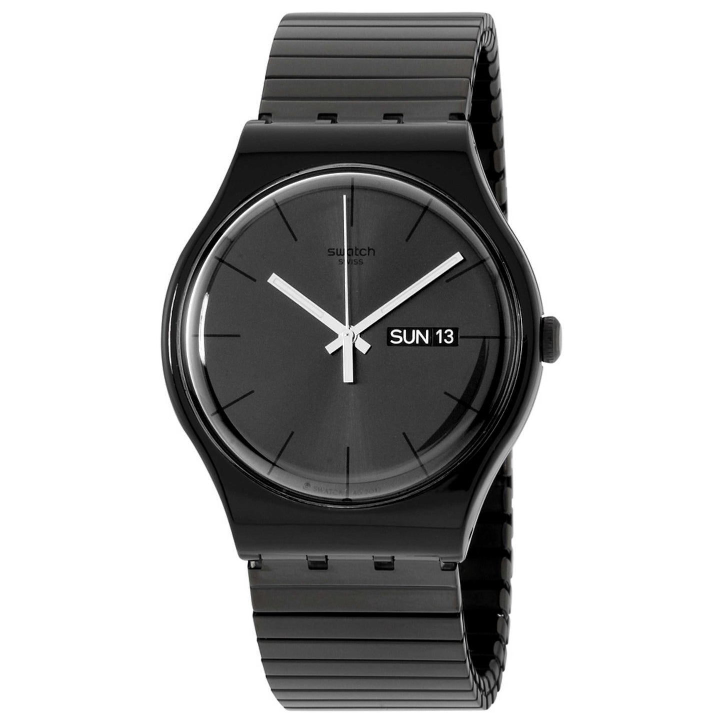 Front view of Swatch Mystery Life Unisex Quartz Watch SUOB708A