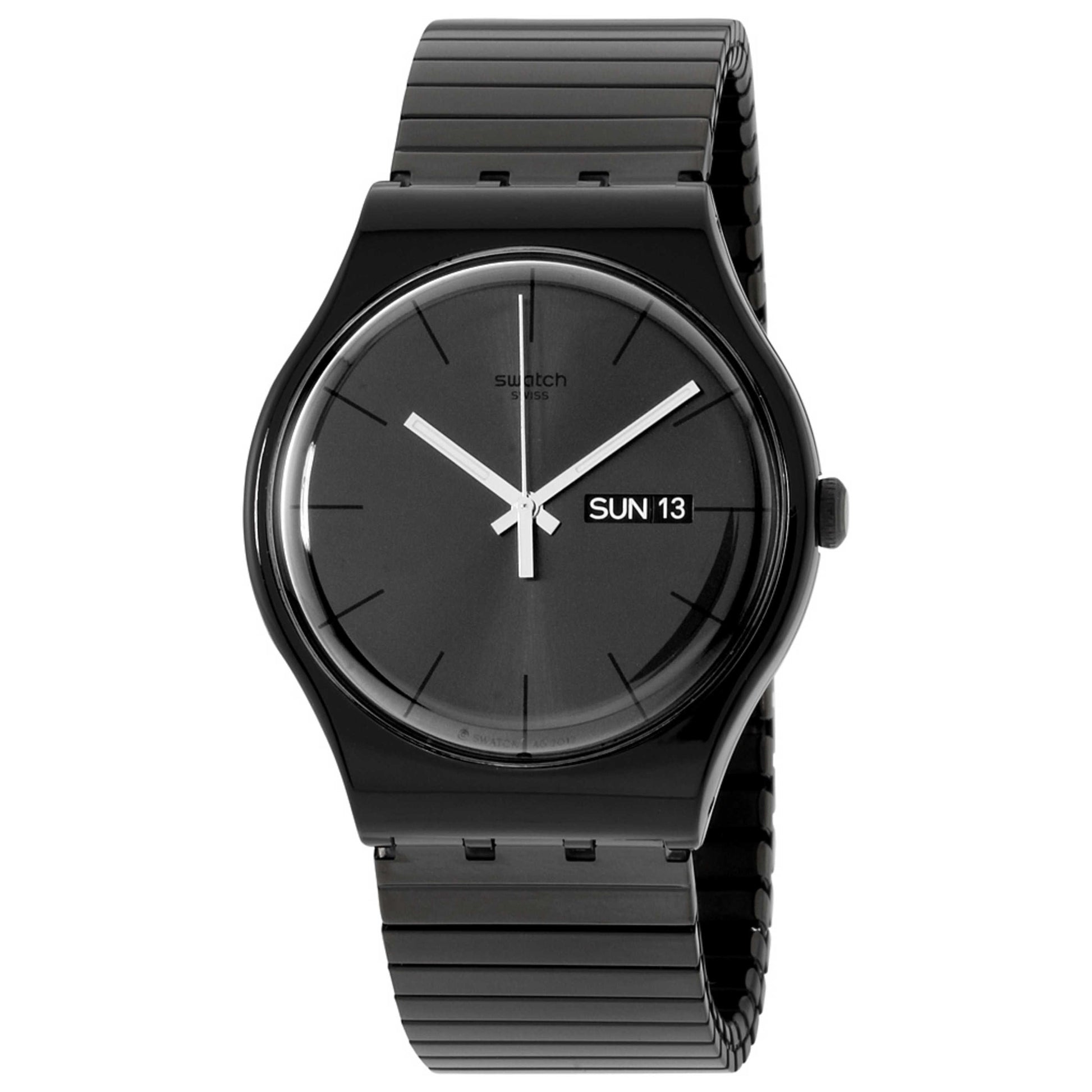 Front view of Swatch Mystery Life Unisex Quartz Watch SUOB708A