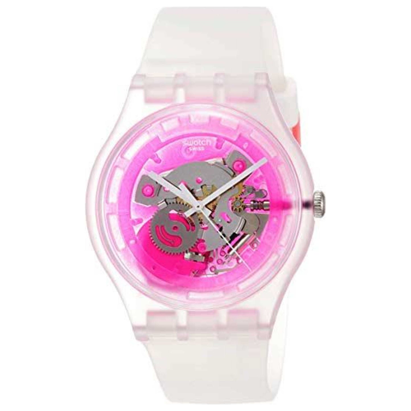 Front view of Swatch Casual Women's Quartz Watch SUOK130