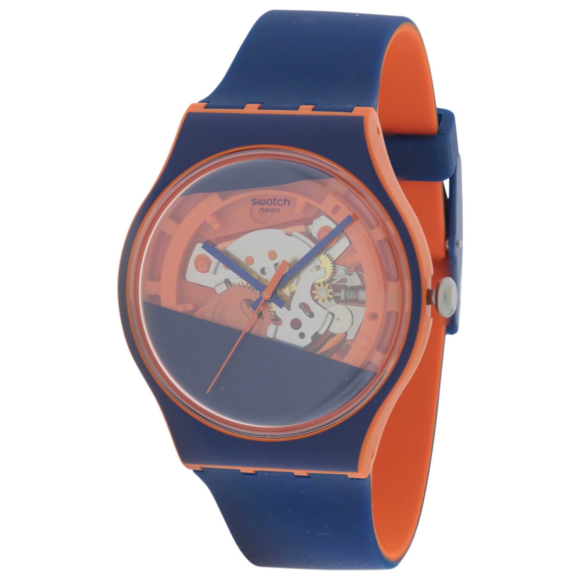 Front view of Swatch Casual Men's Quartz Watch SUOO102