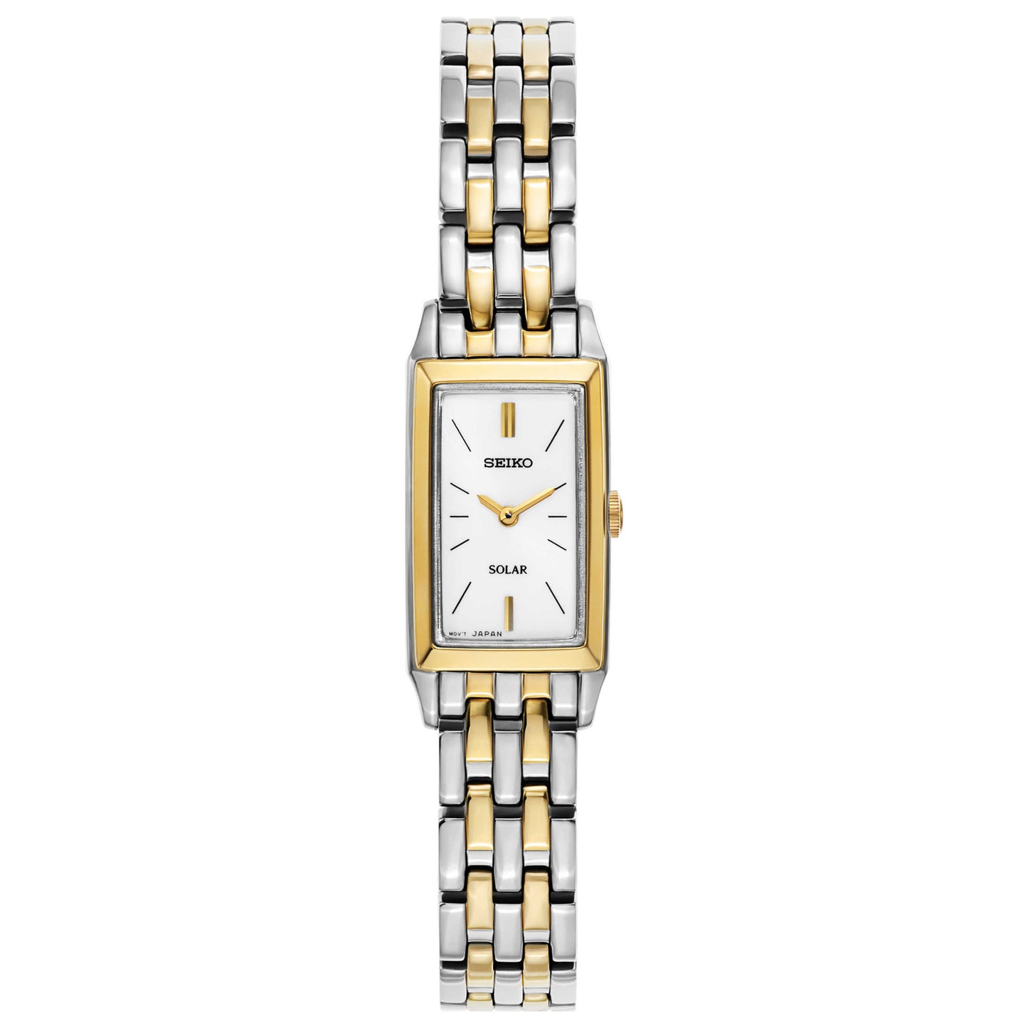 Front view of Seiko Core Women's Solar Powered Quartz Watch SUP028