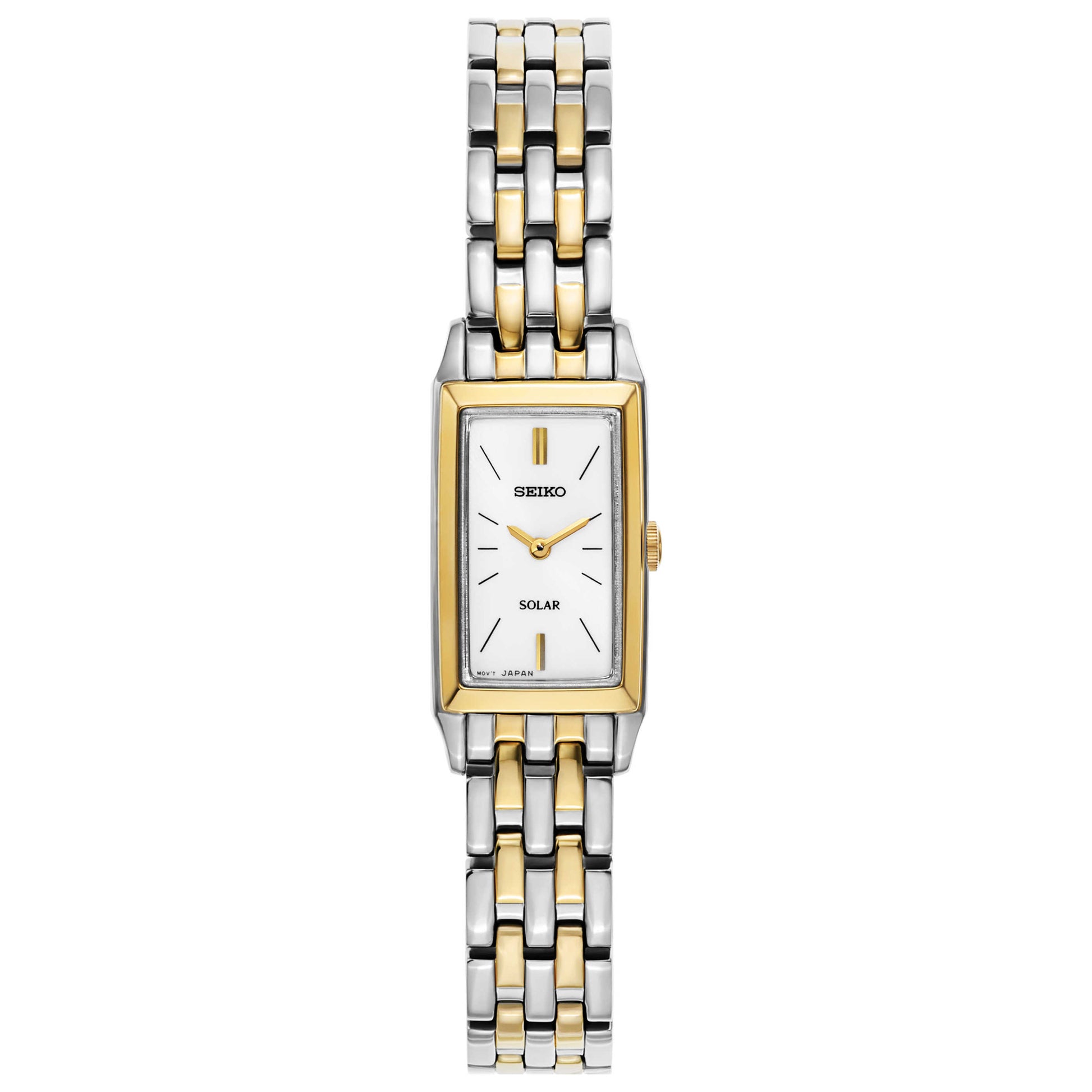 Front view of Seiko Core Women's Solar Powered Quartz Watch SUP028