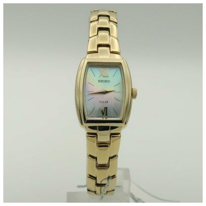 Front view of Seiko Solar Women's Solar Powered Quartz Watch SUP072P1-SD