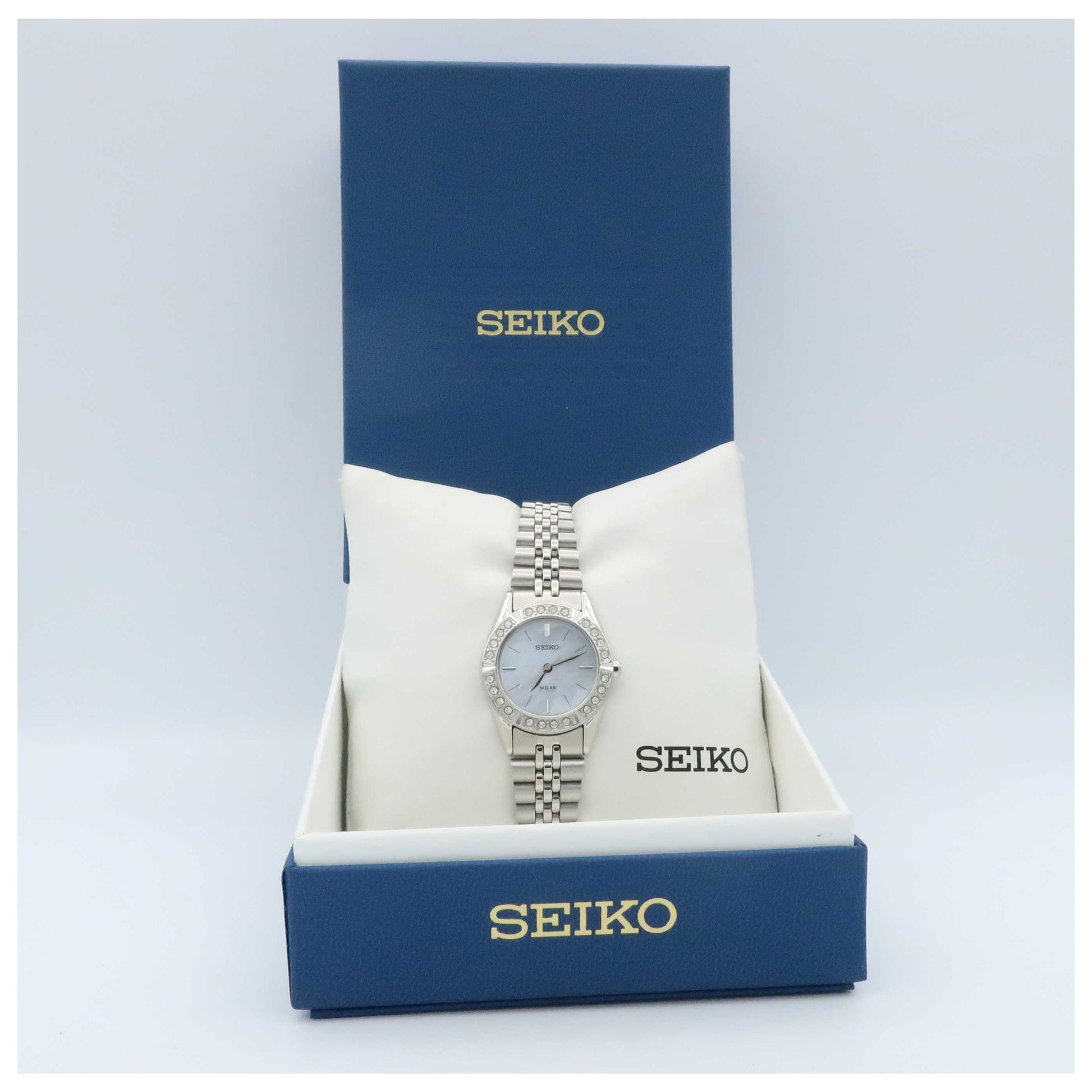 Seiko Solar Women's Solar Powered Quartz Watch SUP093-SDV - Image #6
