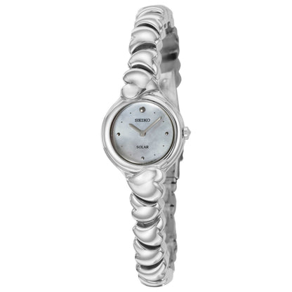 Front view of Seiko Solar Women's Solar Powered Quartz Watch SUP097