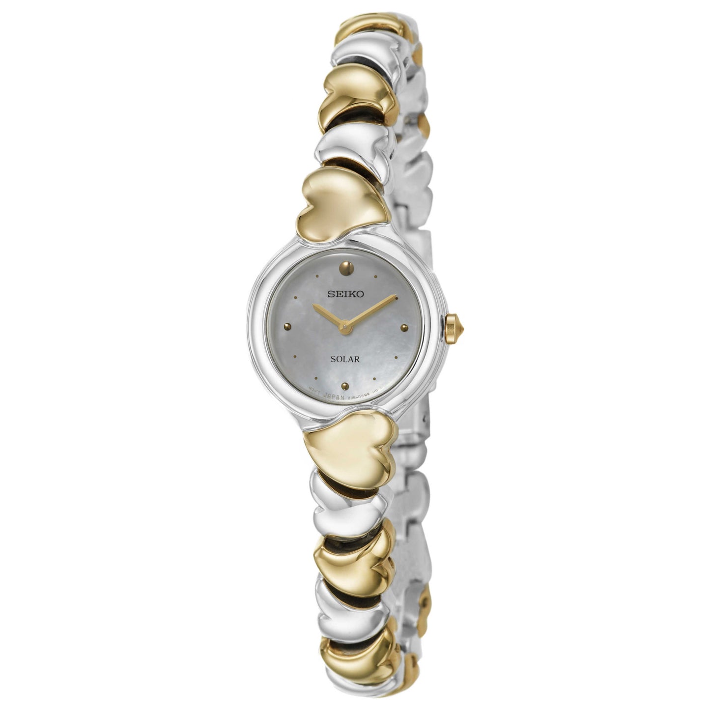 Front view of Seiko Solar Women's Solar Powered Quartz Watch SUP098