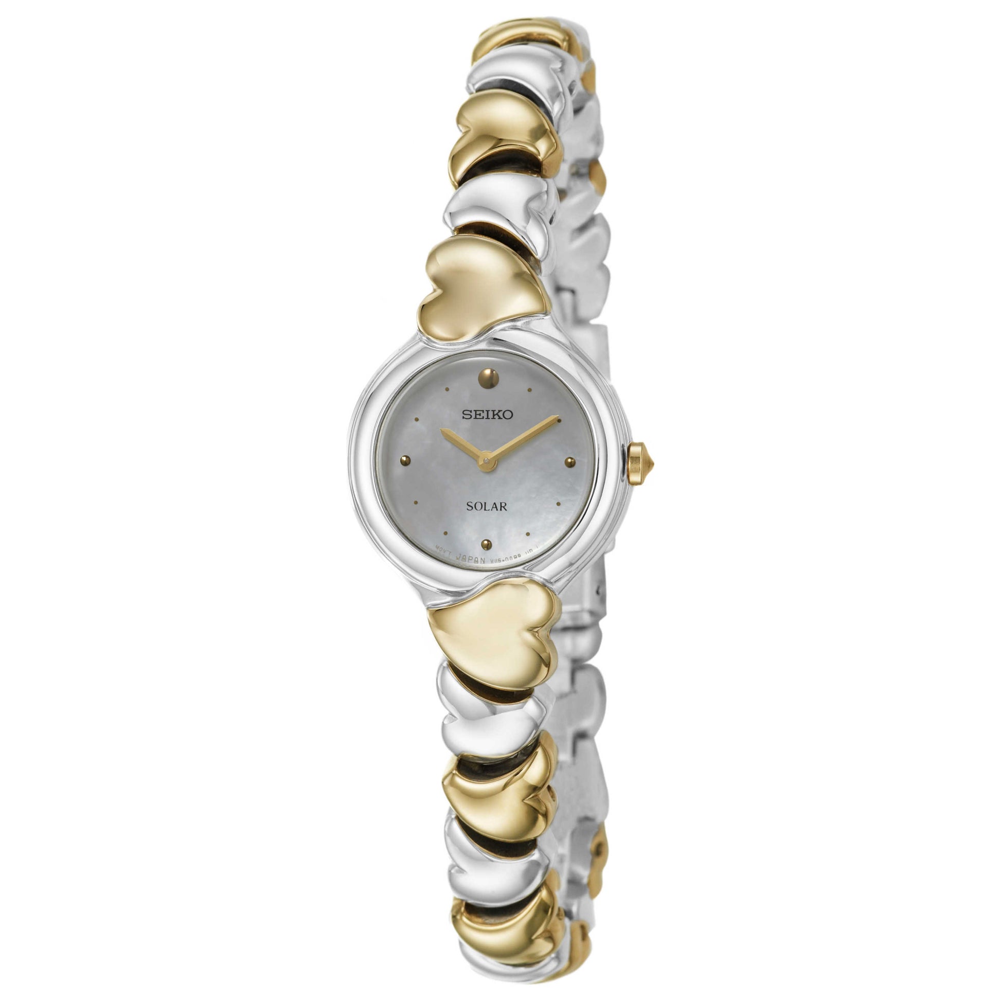 Front view of Seiko Solar Women's Solar Powered Quartz Watch SUP098